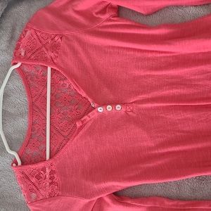 Pink blouse size small
